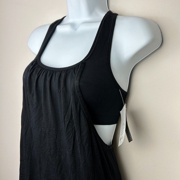 NUX Women's Black Harmony Tank over Bra T660 Size Small NWT - Picture 7 of 10
